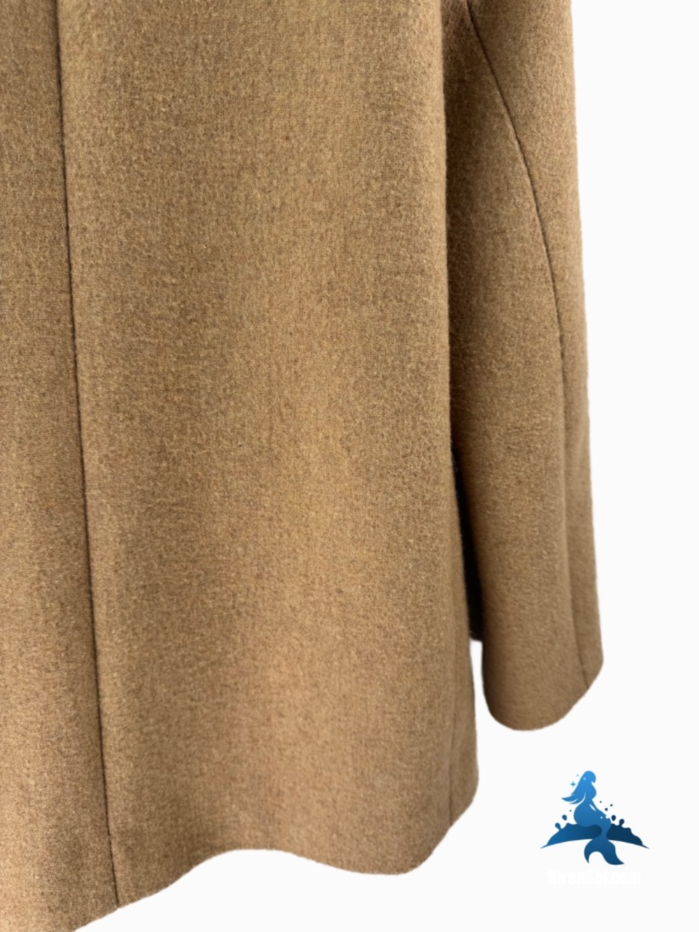 1329 J.Crew Cocoon Coat in Italian Stadium-Cloth Wool Blend – 2P – Camel - Picture 13 of 16
